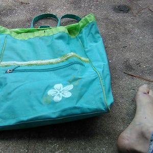 Perfect for school time! Turquoise backpack.